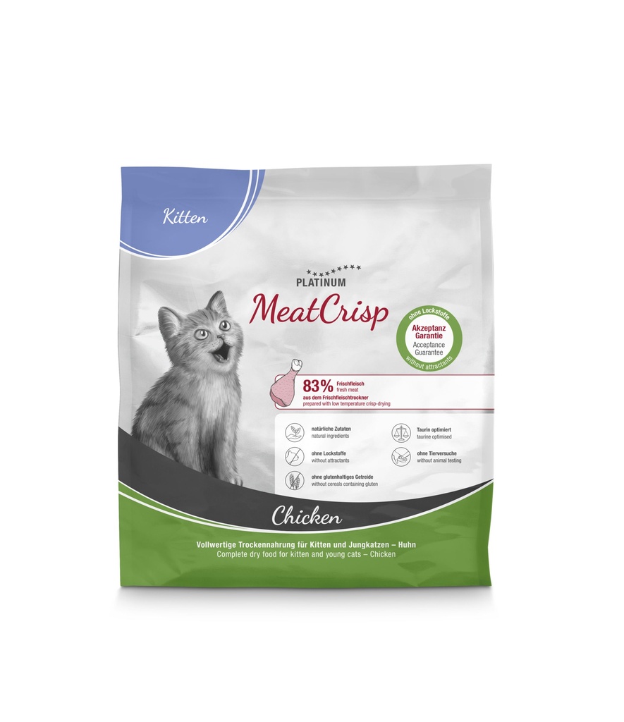 Platinum MeatCrisp Cat - kitten chicken 400g