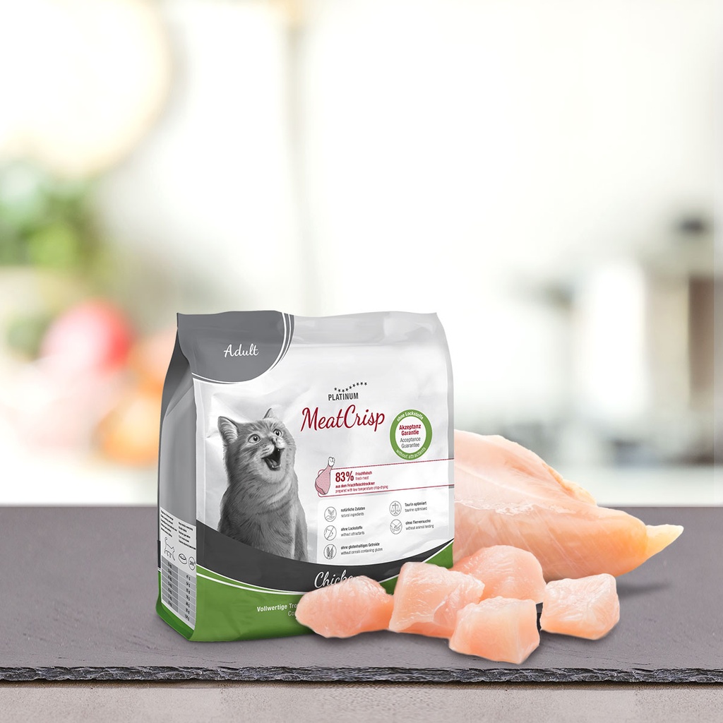 Platinum MeatCrisp Cat - adult chicken 400g