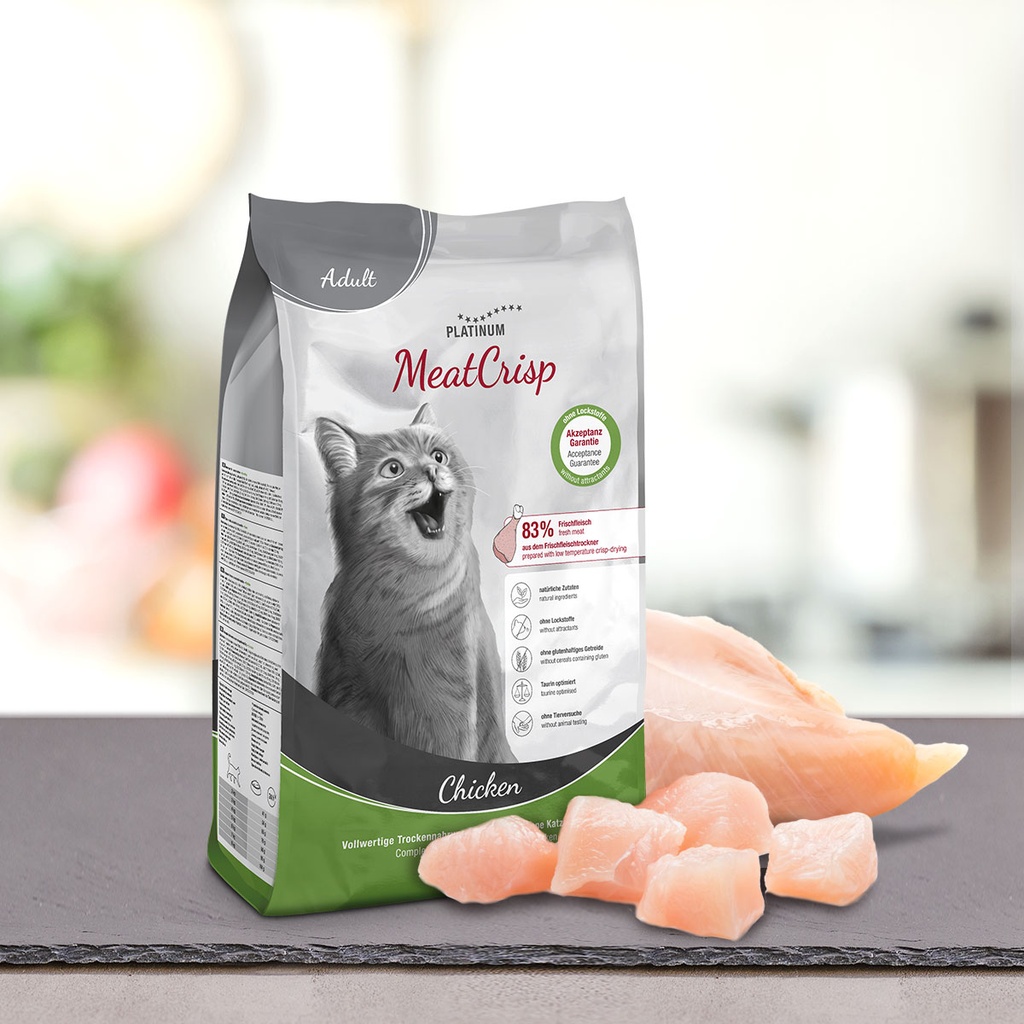 Platinum MeatCrisp Cat - adult chicken 1,5 kg
