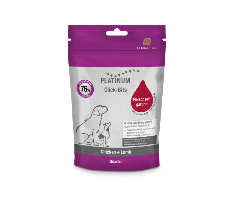 Platinum Click Bits Kana+Lammas 150 g