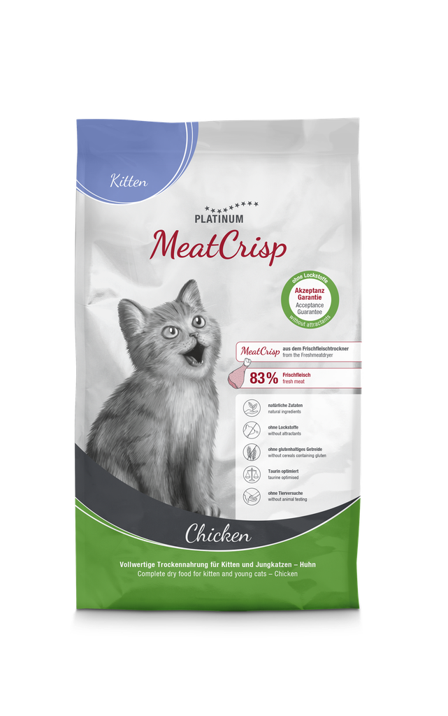 Platinum MeatCrisp Cat - kitten kana 1,5 kg